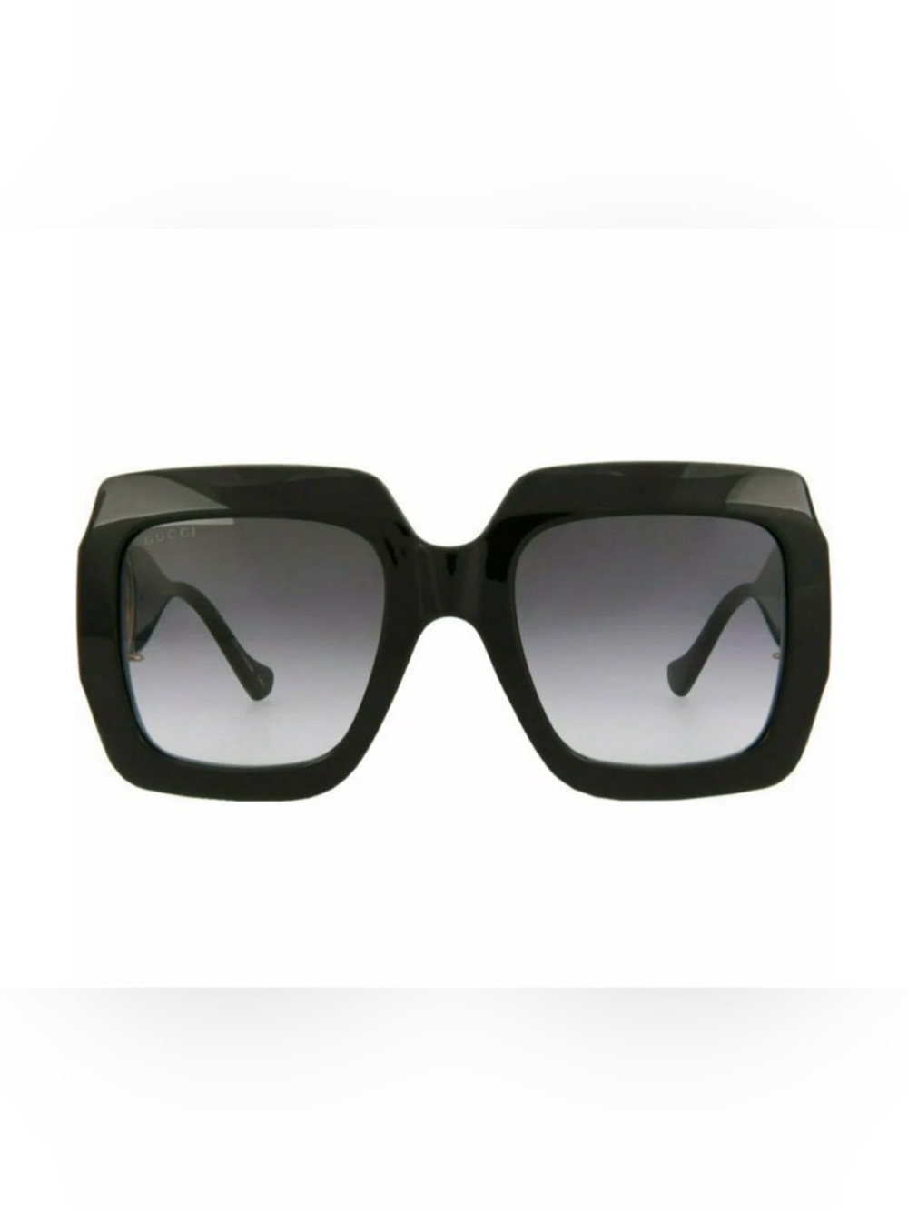 49 1 Gucci GG1022S 001 Shiny Black Sunglasses 😎 NEW
